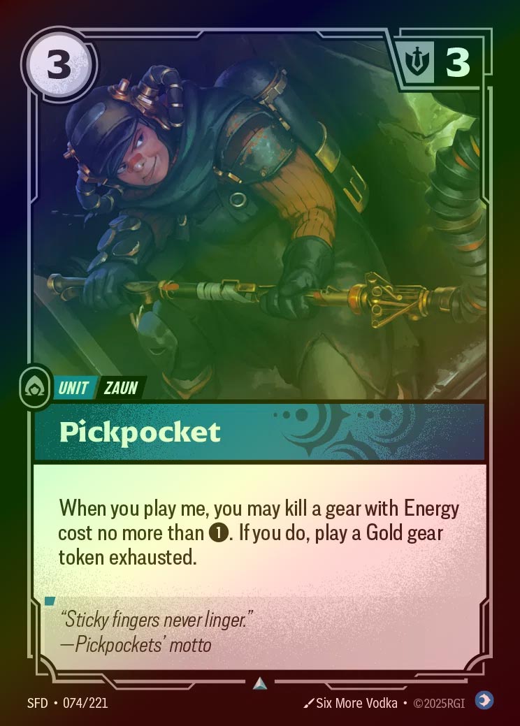 【FOIL】[Mind] Pickpocket [SFD-074-U]