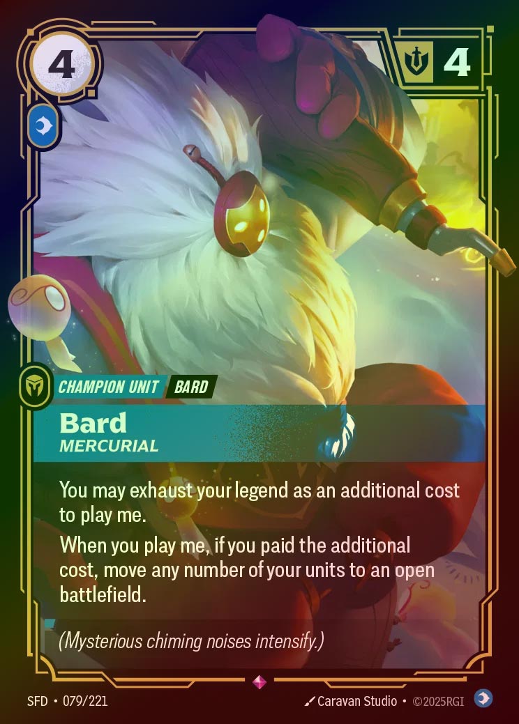 【FOIL】[Mind] Bard, Mercurial [SFD-079-R]