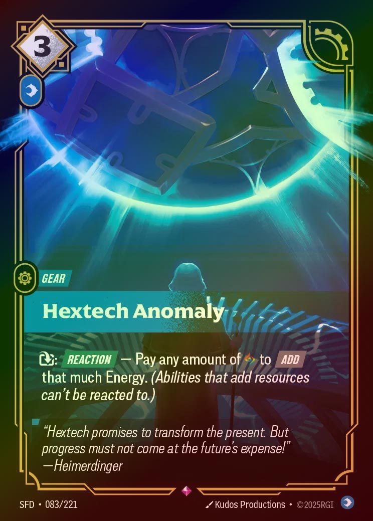 【FOIL】[Mind] Hextech Anomaly [SFD-083-R]