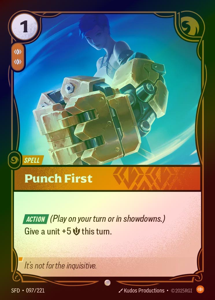 【FOIL】[Body] Punch First [SFD-097-C]