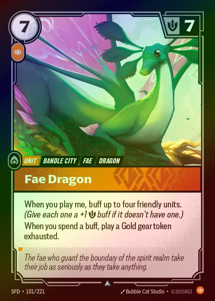 【FOIL】[Body] Fae Dragon [SFD-101-U]