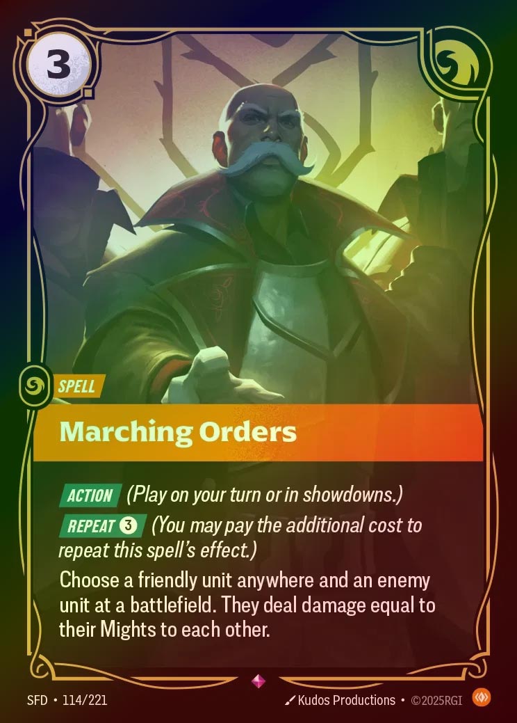 【FOIL】[Body] Marching Orders [SFD-114-R]