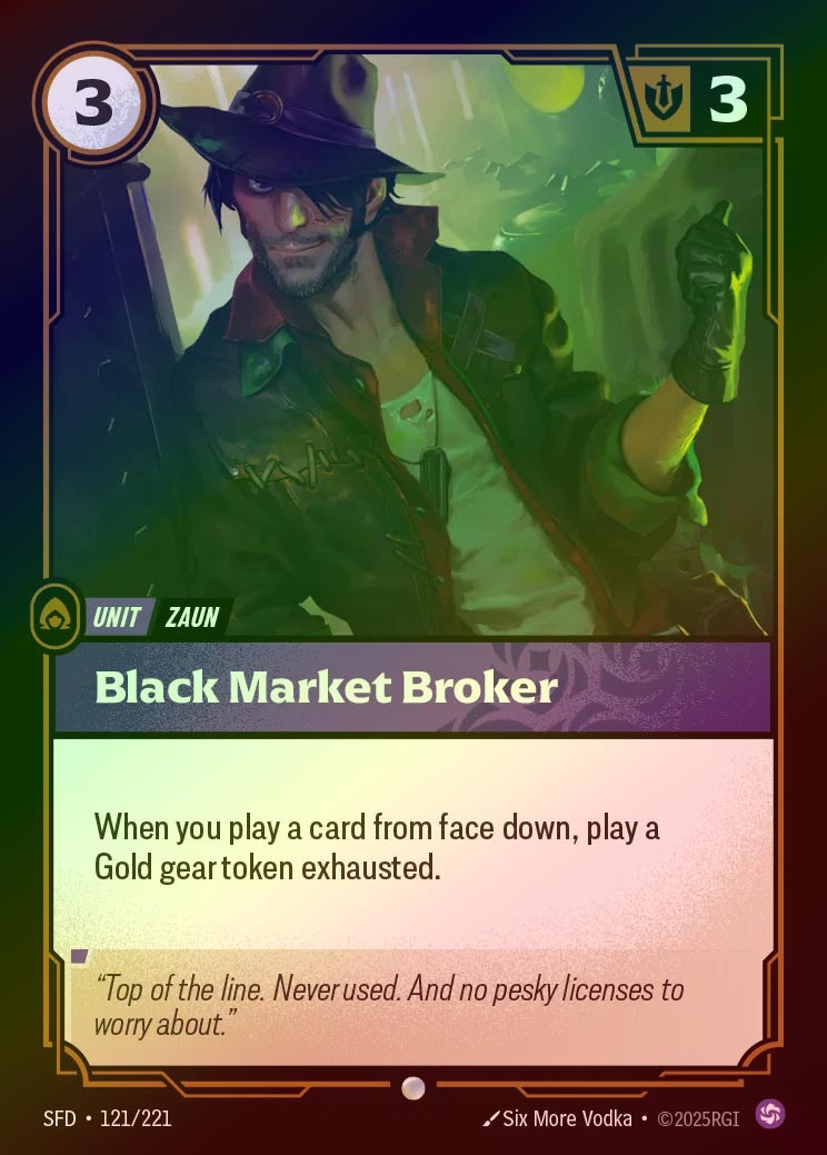 【FOIL】[Chaos] Black Market Broker [SFD-121-C]
