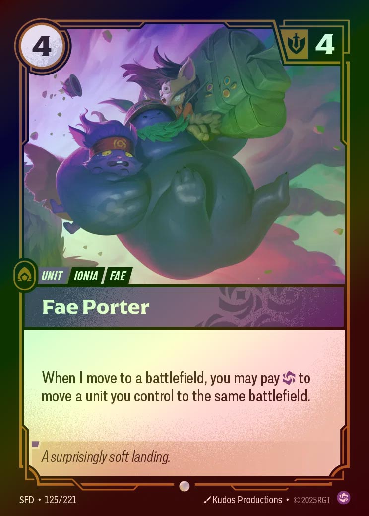 【FOIL】[Chaos] Fae Porter [SFD-125-C]