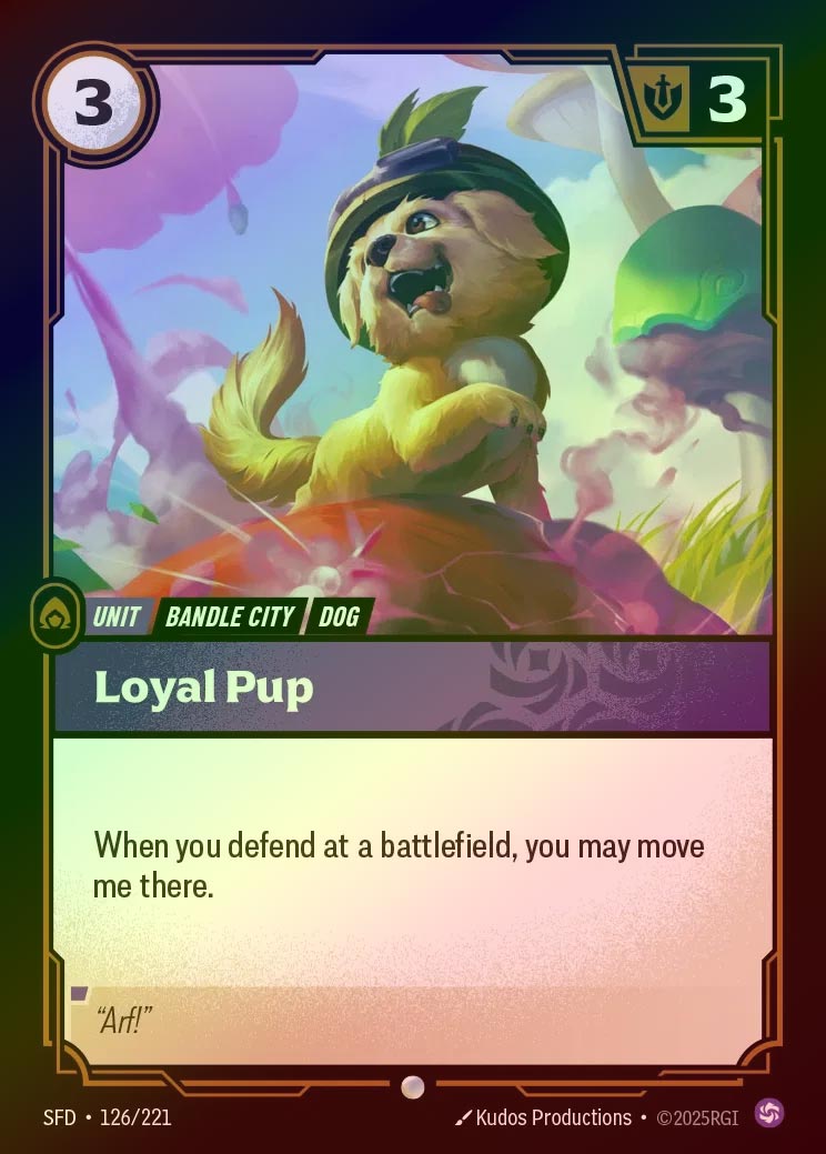 【FOIL】[Chaos] Loyal Pup [SFD-126-C]