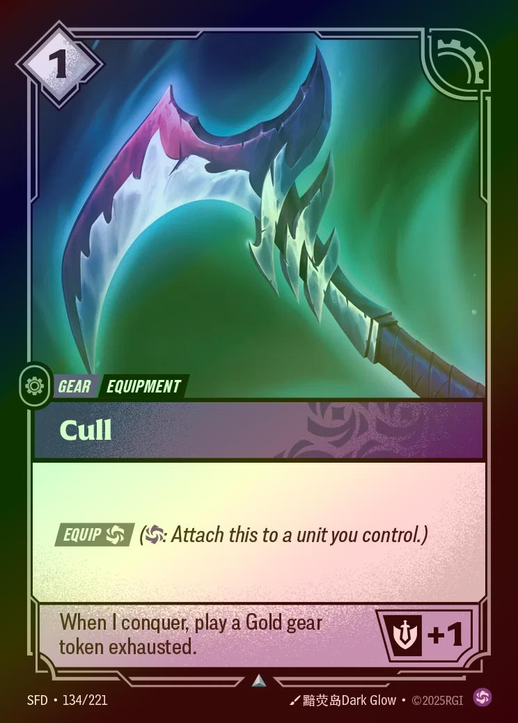 【FOIL】[Chaos] Cull [SFD-134-U]