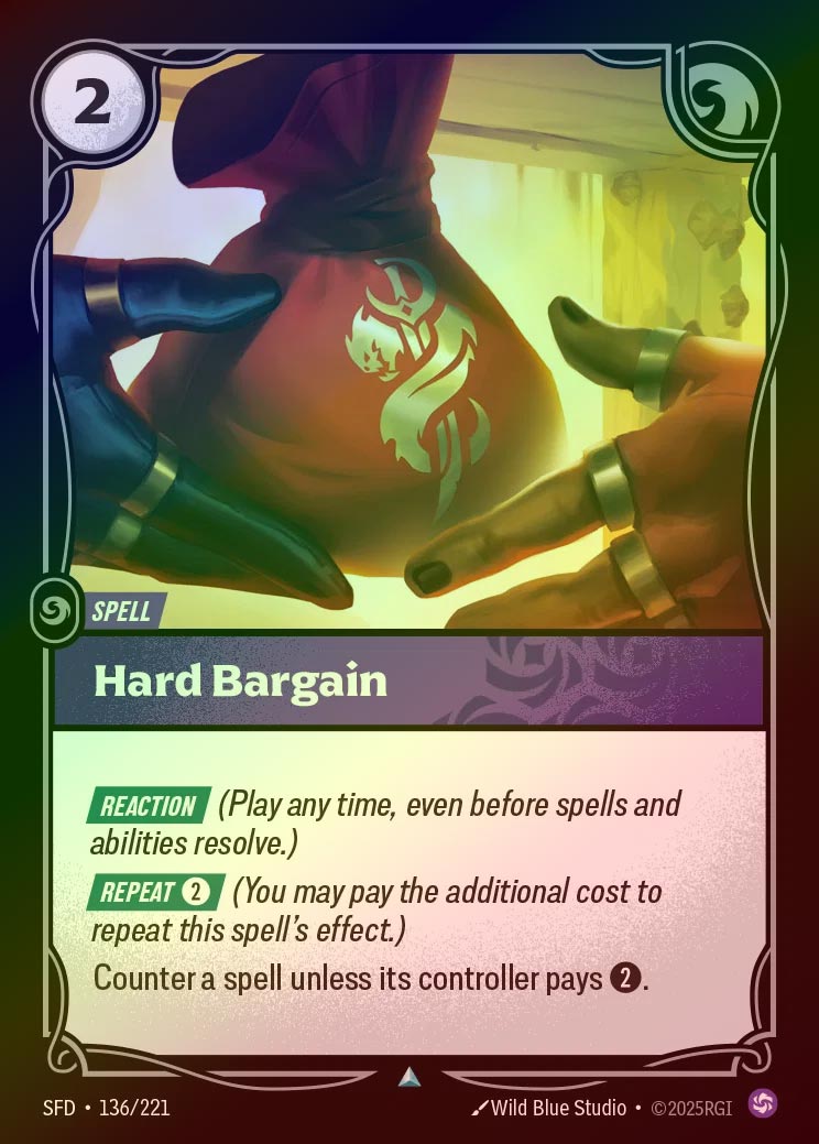 【FOIL】[Chaos] Hard Bargain [SFD-136-U]