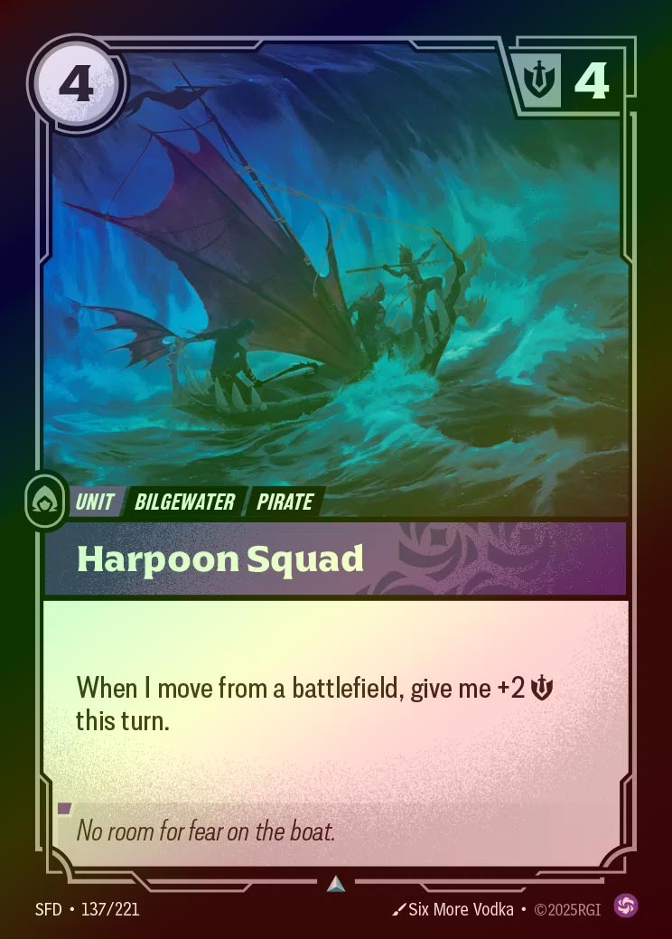 【FOIL】[Chaos] Harpoon Squad [SFD-137-U]