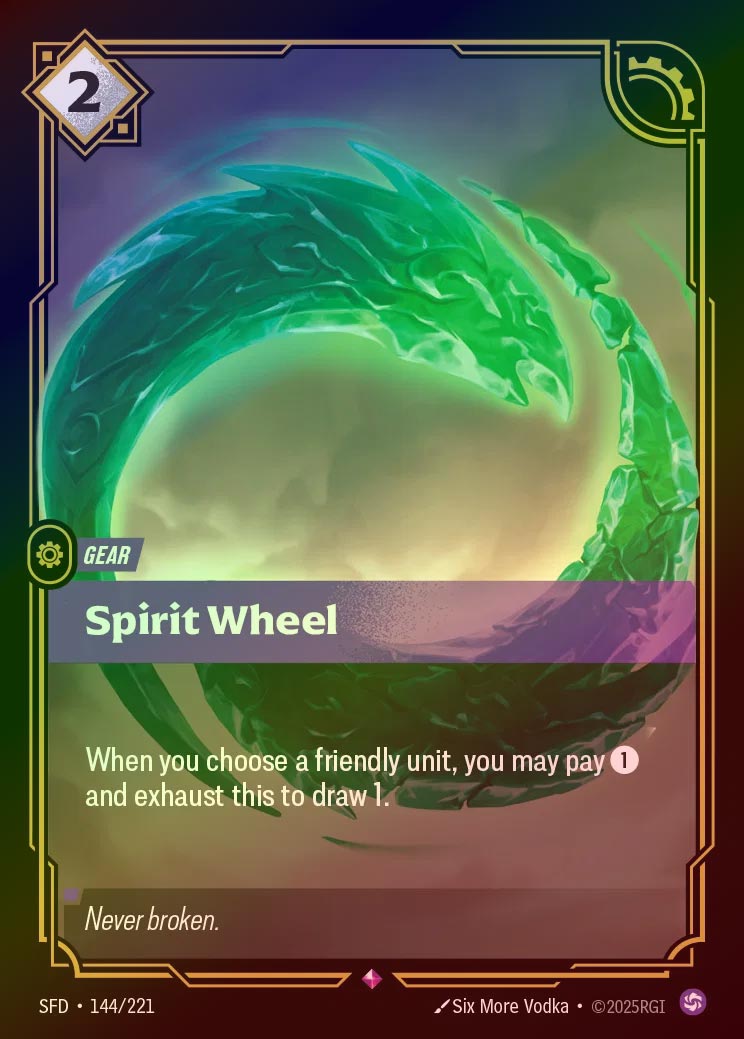 【FOIL】[Chaos] Spirit Wheel [SFD-144-R]