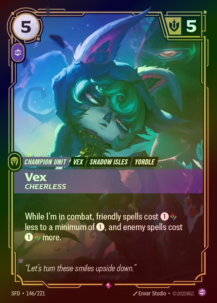 【FOIL】[Chaos] Vex, Cheerless [SFD-146-R]