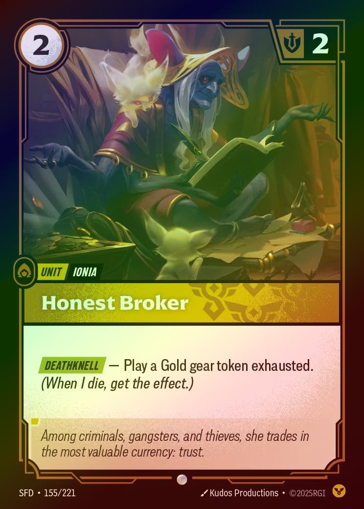 【FOIL】[Order] Honest Broker [SFD-155-C]