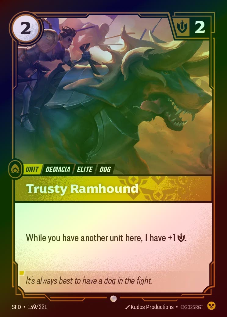 【FOIL】[Order] Trusty Ramhound [SFD-159-C]