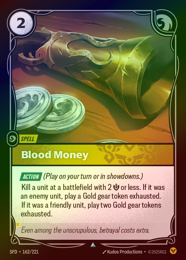 【FOIL】[Order] Blood Money [SFD-162-U]