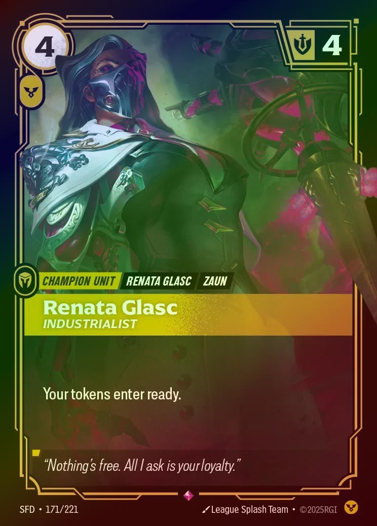 【FOIL】[Order] Renata Glasc, Industrialist [SFD-171-R]
