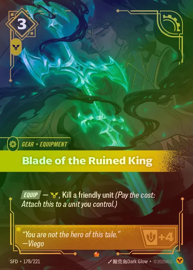【FOIL】[Order] Blade of the Ruined King [SFD-178-E]