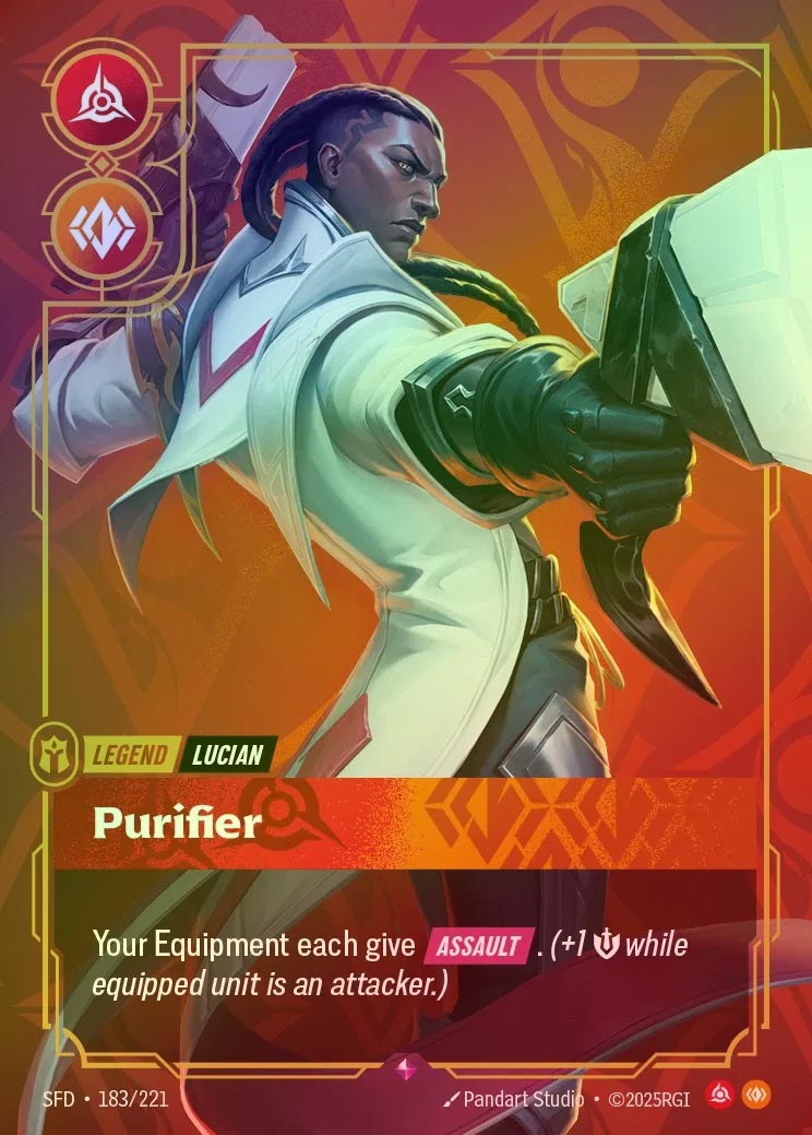【FOIL】[Fury Body] Lucian, Purifier [SFD-183-R]