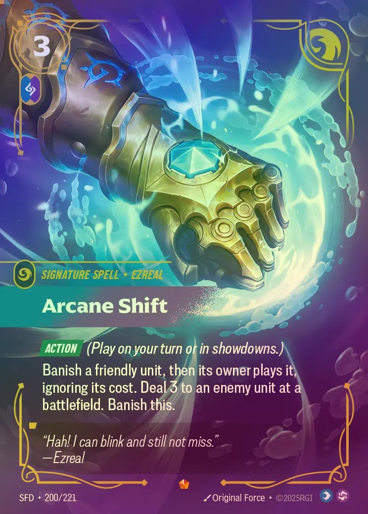 【FOIL】[Mind Chaos] Arcane Shift [SFD-200-E]