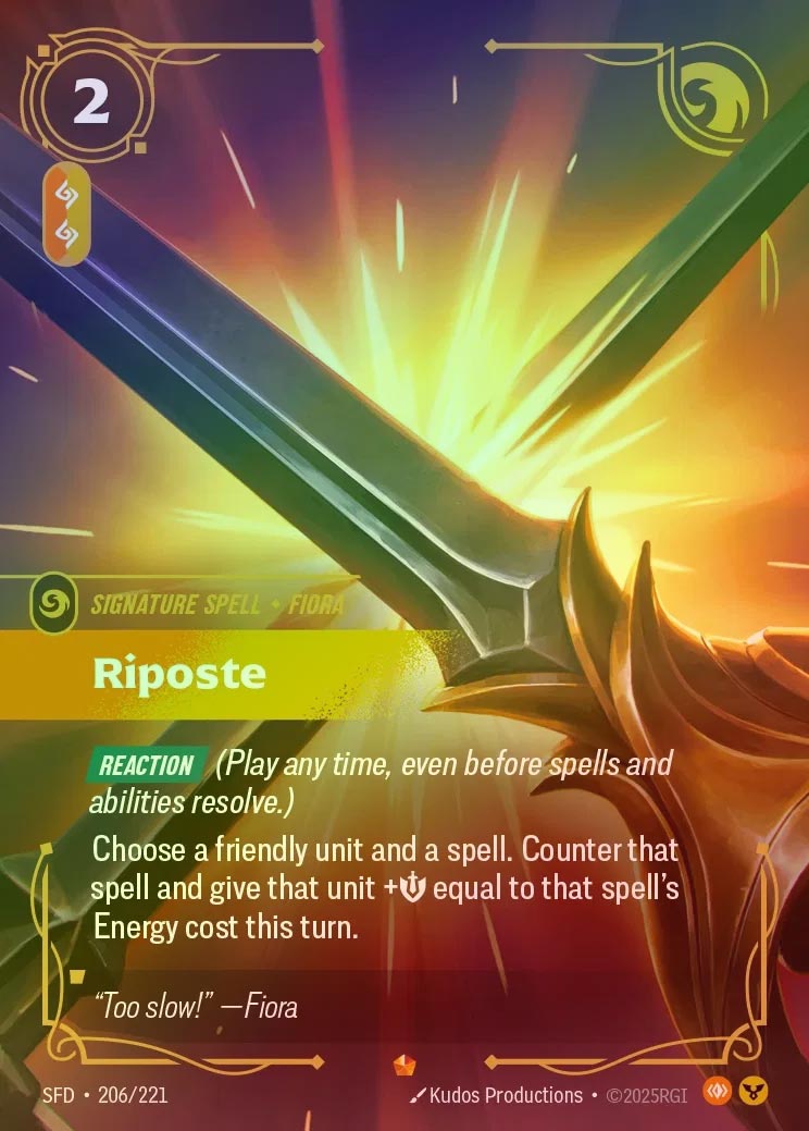 【FOIL】[Body Order] Riposte [SFD-206-E]
