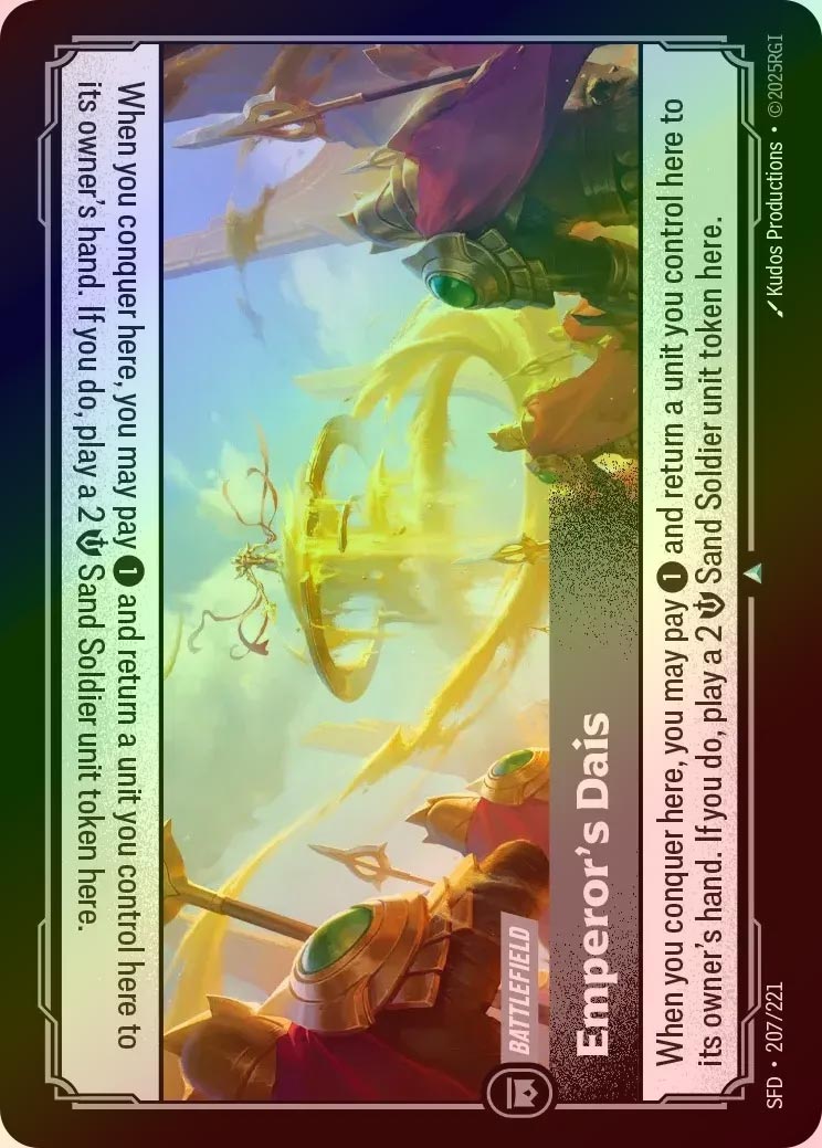 【FOIL】[Colorless] Emperor's Dais [SFD-207-U]