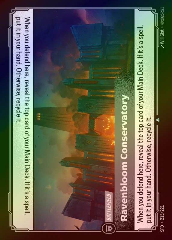 【FOIL】[Colorless] Ravenbloom Conservatory [SFD-215-U]