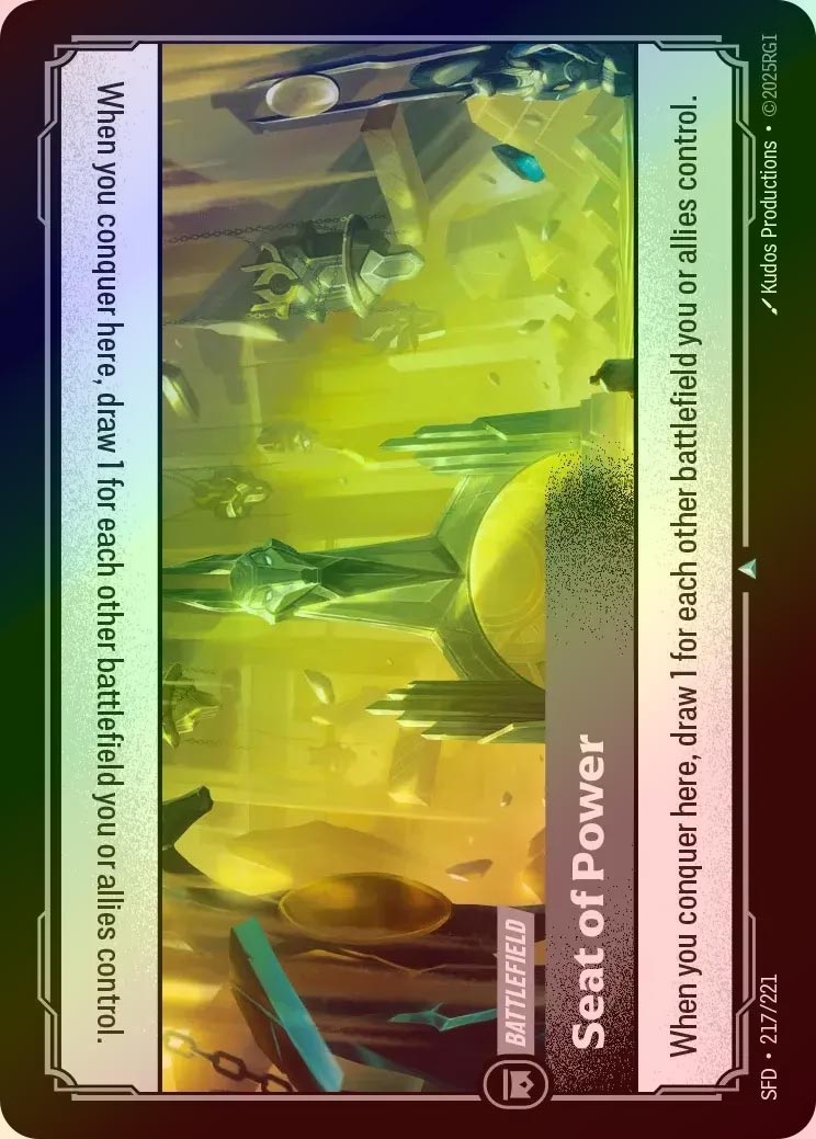 【FOIL】[Colorless] Seat of Power [SFD-217-U]