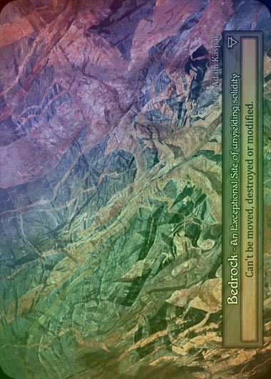 【FOIL】[Site] Bedrock [beta-Exceptional]