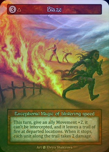 【FOIL】[Fire] Blaze [beta-Exceptional]