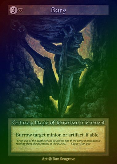 【FOIL】[Earth] Bury [beta-Ordinary]