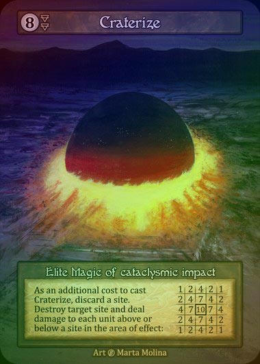【FOIL】[Earth] Craterize [beta-Elite]