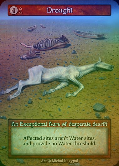 【FOIL】[Fire] Drought [beta-Exceptional]
