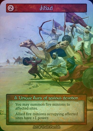 【FOIL】[Fire] Jihad [beta-Unique]