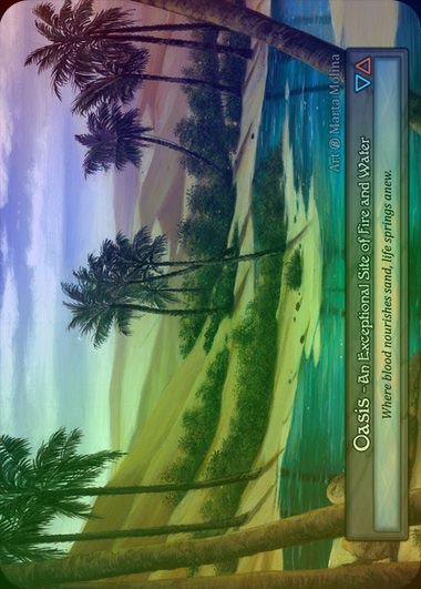 【FOIL】[Site] Oasis [beta-Exceptional]