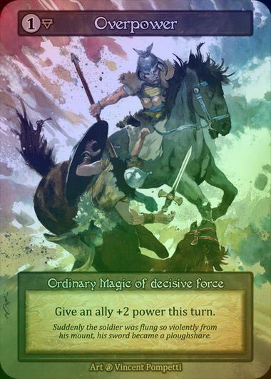 【FOIL】[Earth] Overpower [beta-Ordinary]