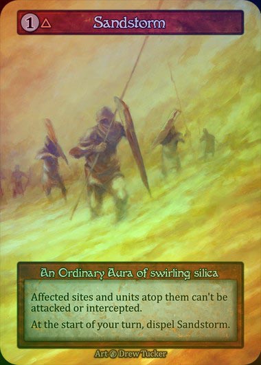 【FOIL】[Fire] Sandstorm [beta-Ordinary]