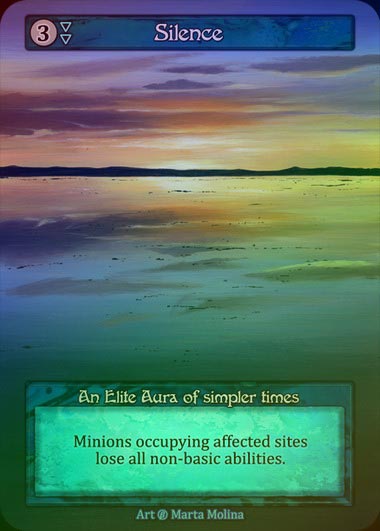 【FOIL】[Water] Silence [beta-Elite]