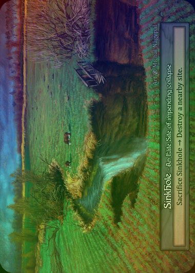 【FOIL】[Site] Sinkhole [beta-Elite]