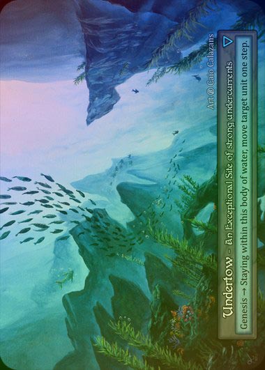 【FOIL】[Site] Undertow [beta-Exceptional]