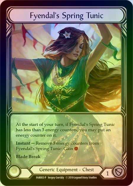 【RF】[Generic] Fyendal's Spring Tunic (Extended Art) [FAB002] (Promo) Rainbow Foil 《クーポン使用不可》