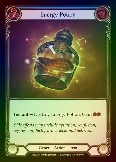 【CF】[Generic] Energy Potion [FAB012] (Promo) Cold Foill