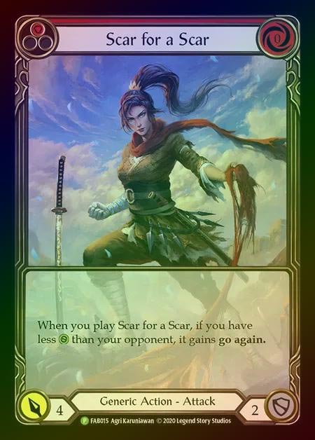 【RF】[Generic] Scar for a Scar [FAB015] (Promo) Rainbow Foil