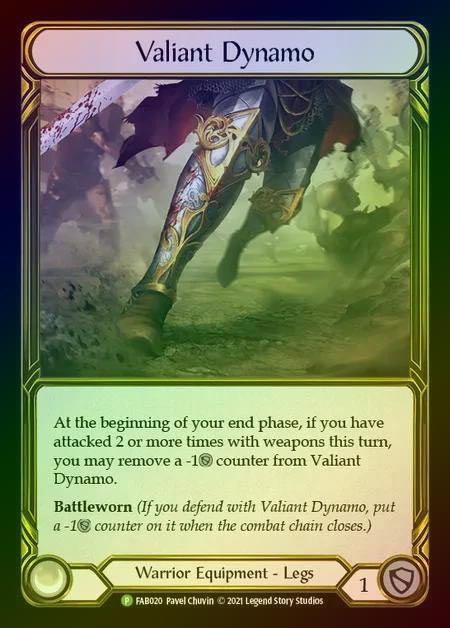 【GF】[Warrior] Valiant Dynamo [FAB020] Gold Foil《クーポン使用不可》