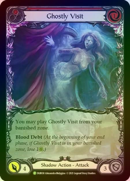 【RF】[Shadow] Ghostly Visit (red) [FAB038] (Promo) Rainbow Foil
