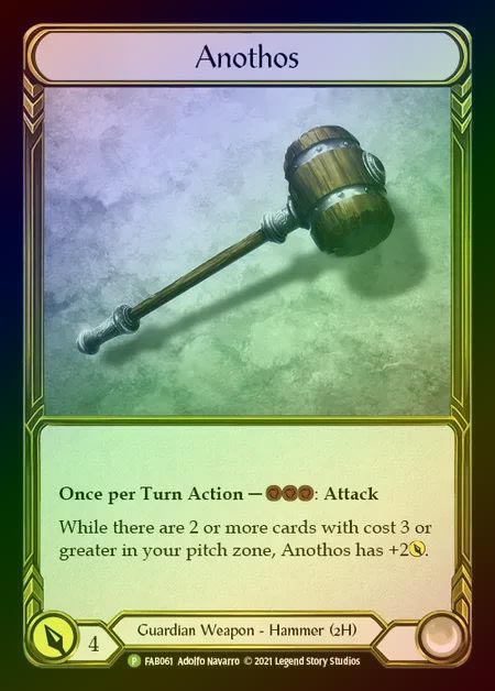 【GF】[Generic] Anothos [FAB061] Gold Foil《クーポン使用不可》