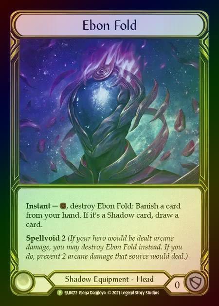 【GF】[Shadow] Ebon Fold [FAB072] Gold Foil《クーポン使用不可》