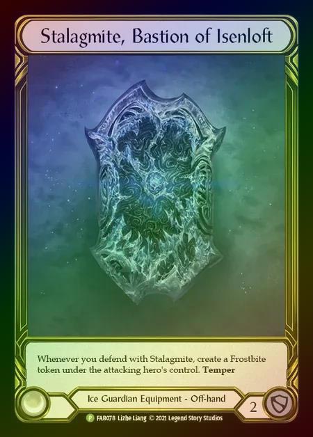 【GF】[Ice Guardian] Stalagmite, Bastion of Isenloft [FAB078] Gold Foil《クーポン使用不可》