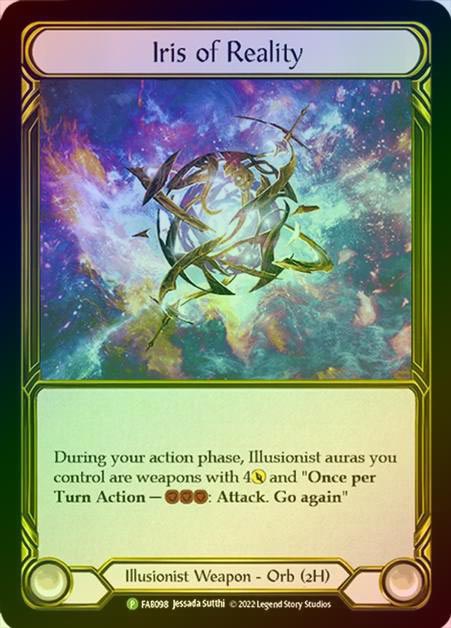 【GF】[Illusionist] Iris of Reality [FAB098] Gold Foil《クーポン使用不可》
