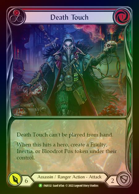 【RF】[Assassin Ranger] Death Touch (red) [FAB132] (Promo) Rainbow Foil