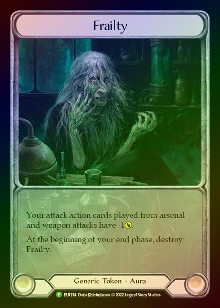 【RF】[Generic] Frailty [FAB134] (Promo) Rainbow Foil
