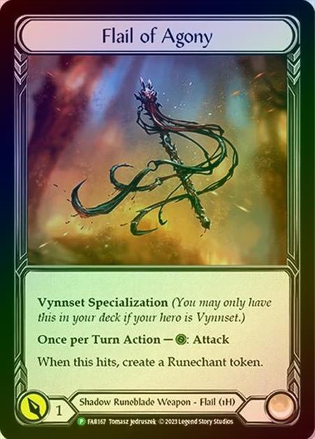 【RF】[Shadow Runeblade] Flail of Agony [FAB167] (Promo) Rainbow Foil