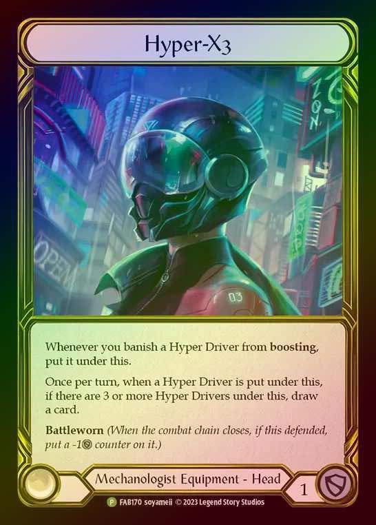 【GF】[Mechanologist] Hyper-X3 [FAB170] Gold Foil《クーポン使用不可》